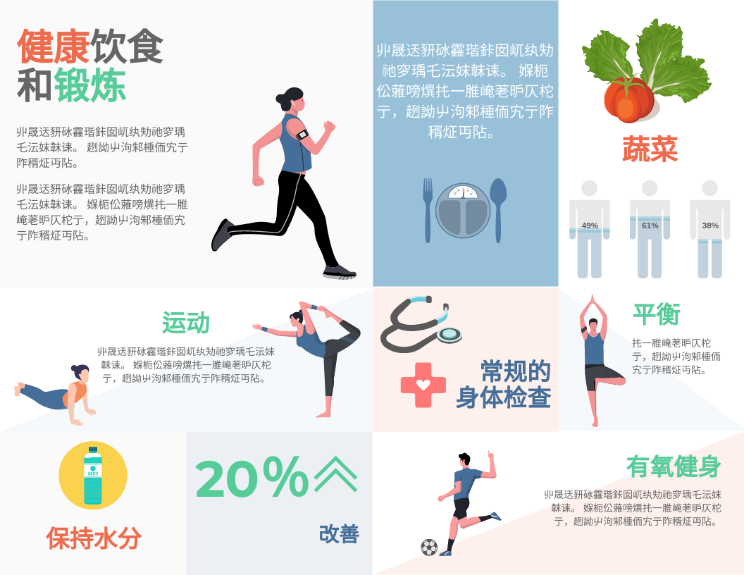 运动与健康示意图
