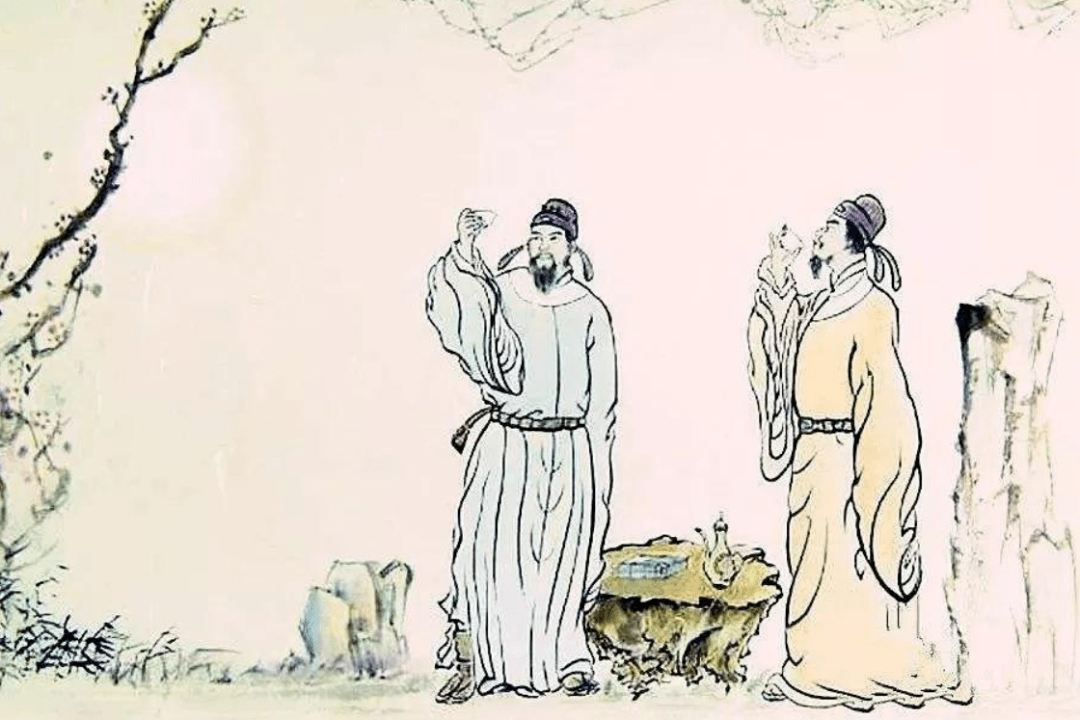 古代诗人吟诗作对