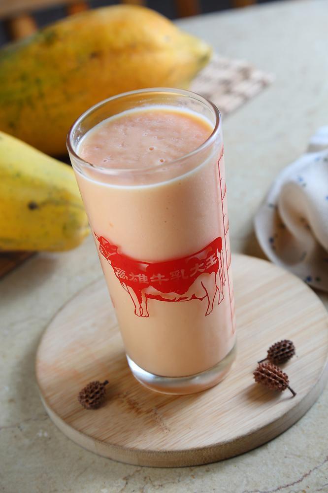 木瓜牛奶与森林的结合