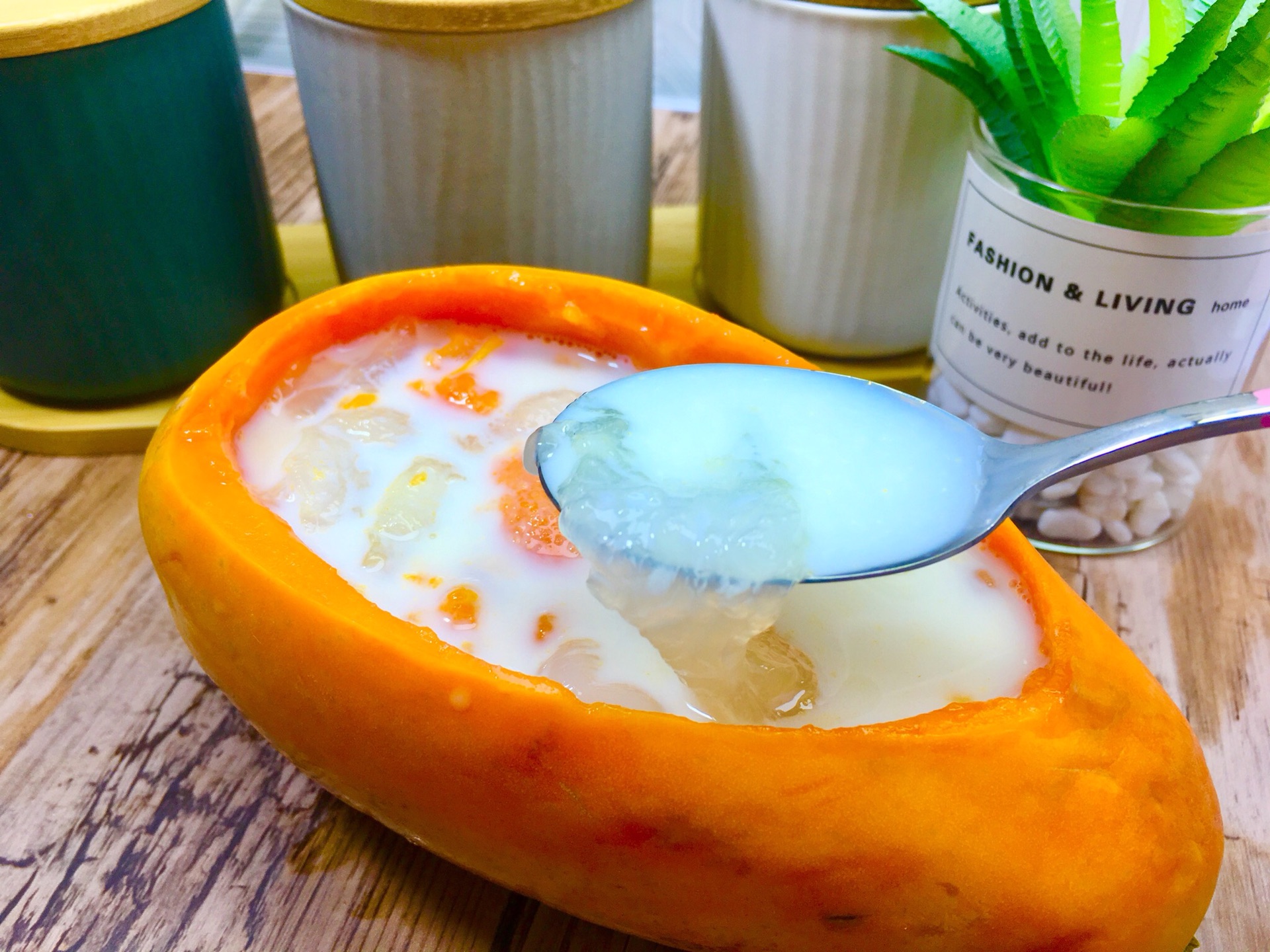 木瓜牛奶的生产过程